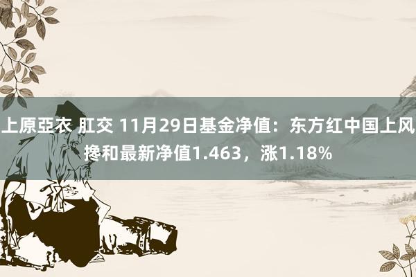 上原亞衣 肛交 11月29日基金净值：东方红中国上风搀和最新净值1.463，涨1.18%