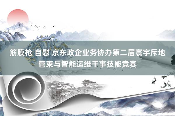 筋膜枪 自慰 京东政企业务协办第二届寰宇斥地管束与智能运维干事技能竞赛