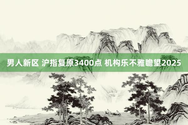男人新区 沪指复原3400点 机构乐不雅瞻望2025