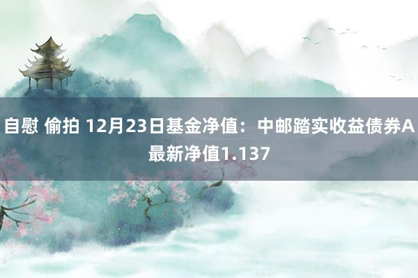 自慰 偷拍 12月23日基金净值：中邮踏实收益债券A最新净值1.137