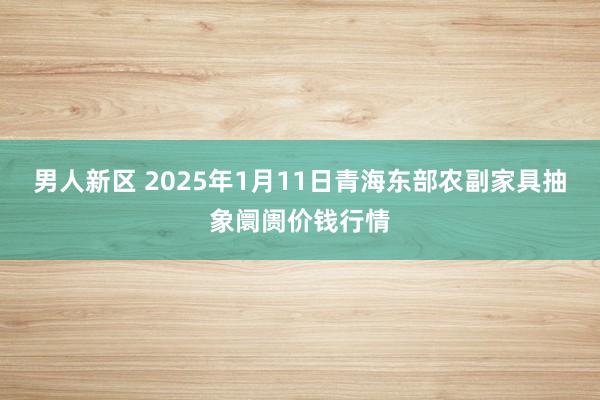 男人新区 2025年1月11日青海东部农副家具抽象阛阓价钱行情