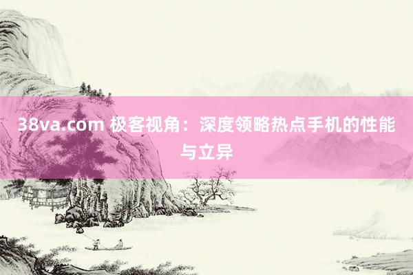 38va.com 极客视角：深度领略热点手机的性能与立异