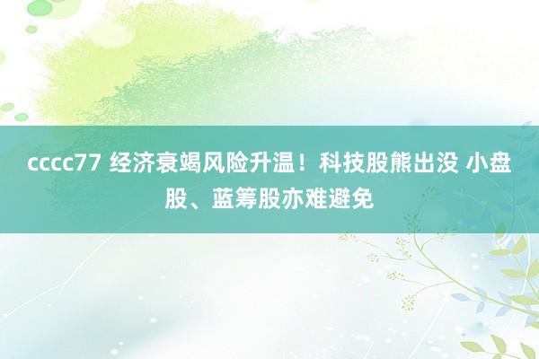 cccc77 经济衰竭风险升温！科技股熊出没 小盘股、蓝筹股亦难避免